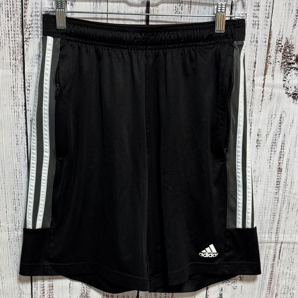 adidas Other - Adidas Black Shorts with Gray and White Accents